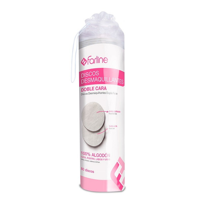 FARLINE Discos Desmaquillantes Redondos 80uds-1