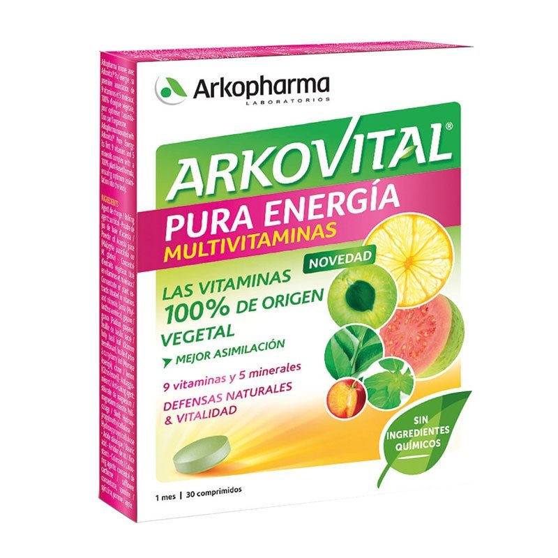 ARKOVITAL Pura Energía Multivitaminas 30 Cápsulas-2