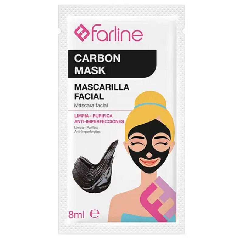 FARLINE Mascarilla Facial Carbón Mask 1ud de 8ml-1