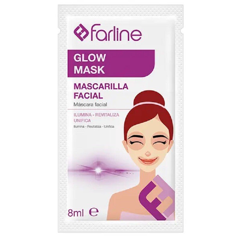FARLINE Mascarilla Facial Glow Mask 1ud de 8ml-1