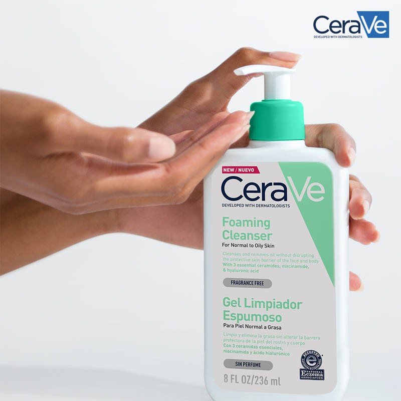 CERAVE Gel Limpiador Espumoso 1000 ml-10