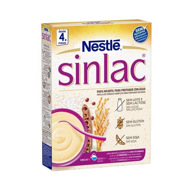 NESTLÉ Sinlac Papilla de Cereales +4 Meses 250g-1