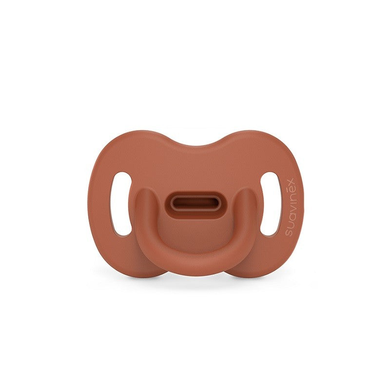 SUAVINEX Chupete Todosilicona SX Pro Fisiológica 6-18 Meses (Color Teja)-2