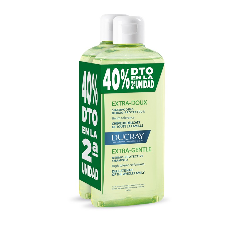 DUCRAY Champú Equilibrante Dermoprotector DUPLO 2x400ml-1