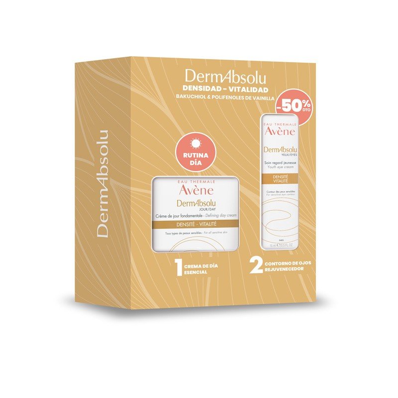Avène DermAbsolu Pack Rutina de Día Crema de Día 40 ml + Contorno de Ojos 15 ml-1