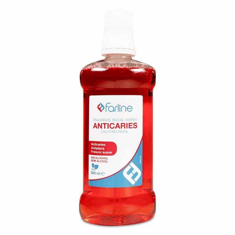 FARLINE Colutorio Bucal Anticaries Sin Alcohol 500ml-1