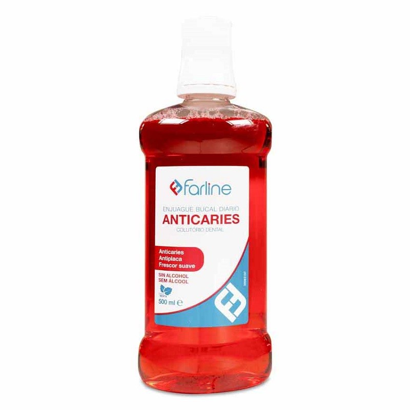 FARLINE Colutorio Bucal Anticaries Sin Alcohol 500ml-1