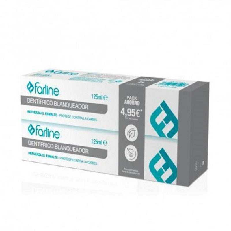 FARLINE Pasta de Dientes Blanqueadora DUPLO 2x125ml-1