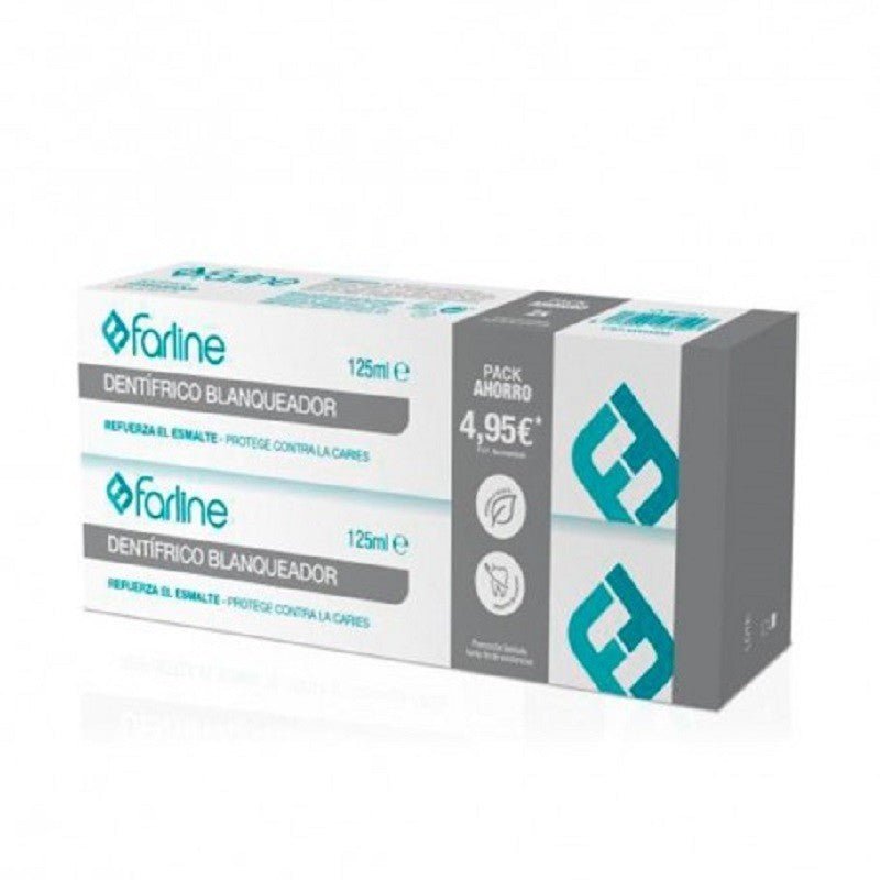 FARLINE Pasta de Dientes Blanqueadora DUPLO 2x125ml-1