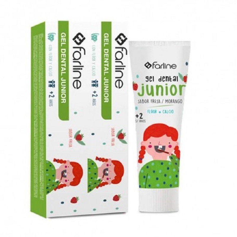 FARLINE Gel Dental Junior DUPLO 2x75ml-1