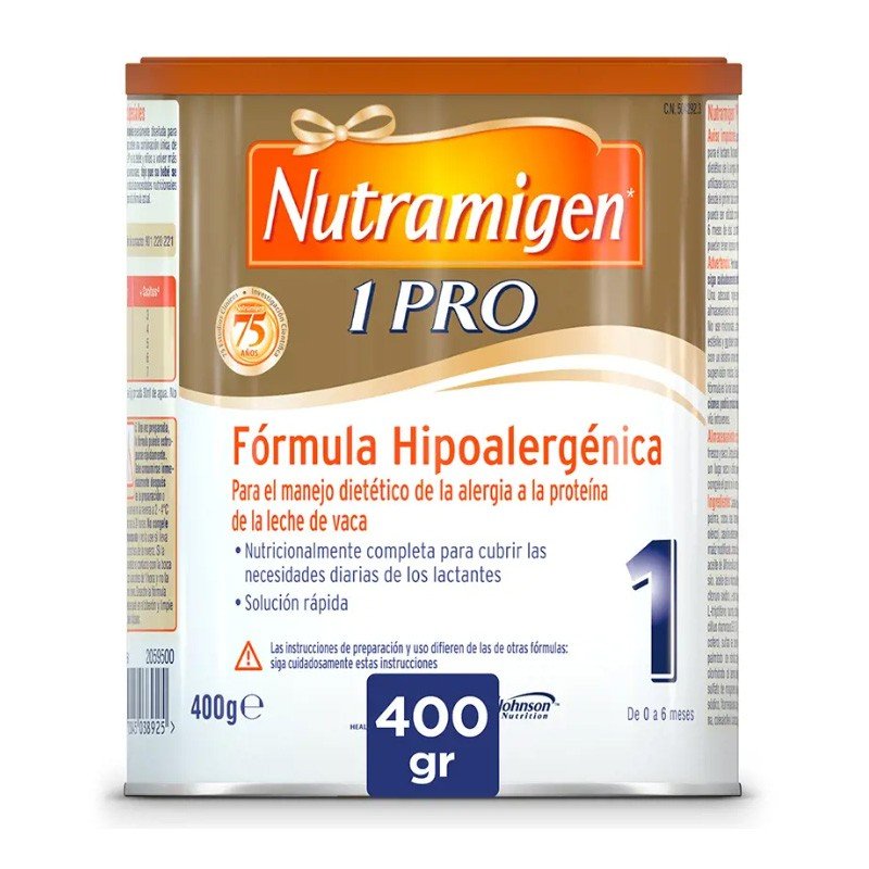 Nutramigen 1 PRO Fórmula Hipoalergénica 0-6m 400 gr-1