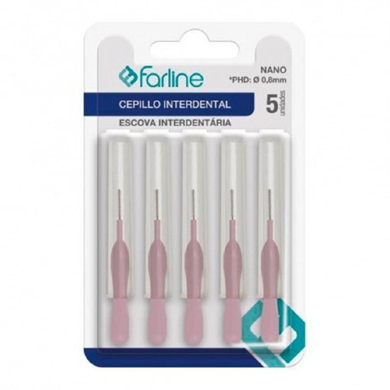 FARLINE Cepillo Interdental Nano 5uds 0.8mm-1