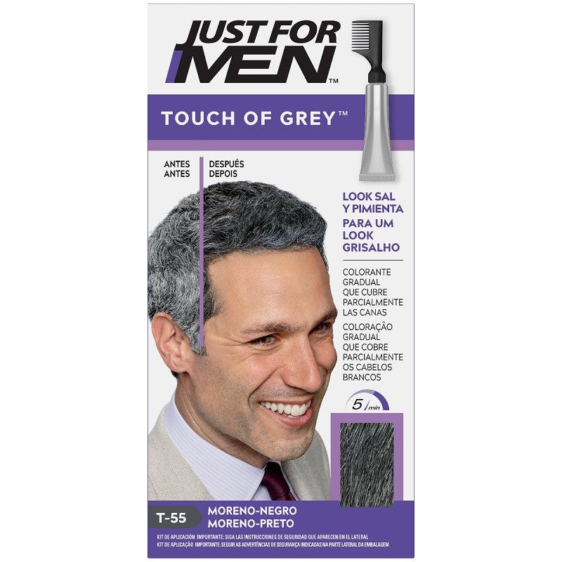 JUST FOR MEN Touch of Grey Moreno-Negro T-55 (40g)-2