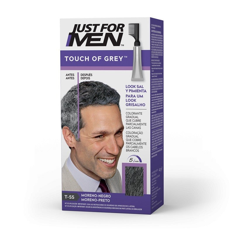 JUST FOR MEN Touch of Grey Moreno-Negro T-55 (40g)-1