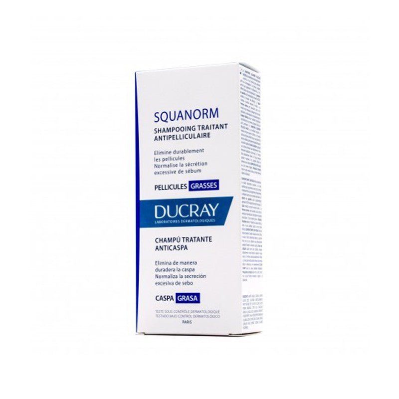 DUCRAY Squanorm Champú Anticaspa Caspa Grasa 200ML-2