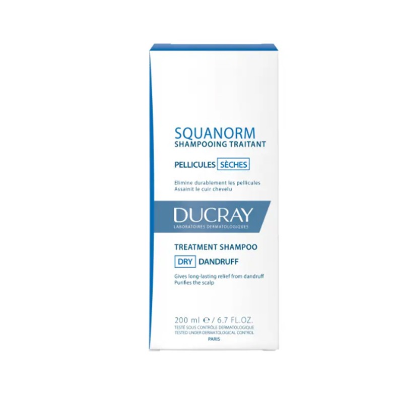 DUCRAY Squanorm Champú Anticaspa Seca 200ML-2