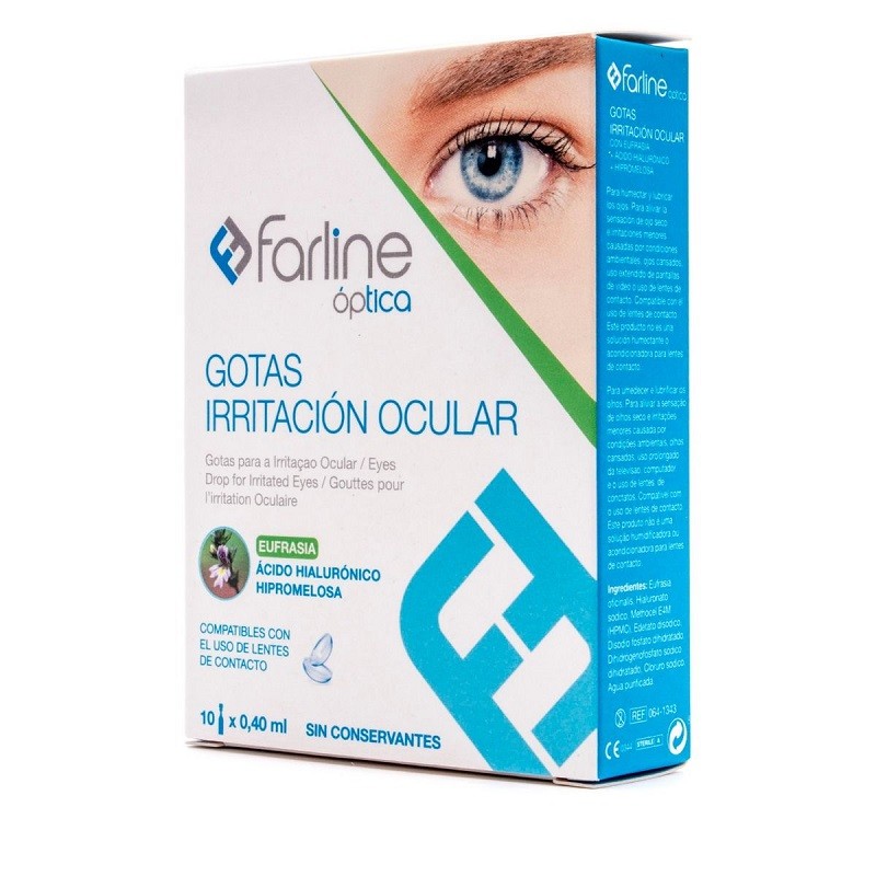 FARLINE Óptica Gotas Irritación Ocular Monodosis 10x0,4ml-1