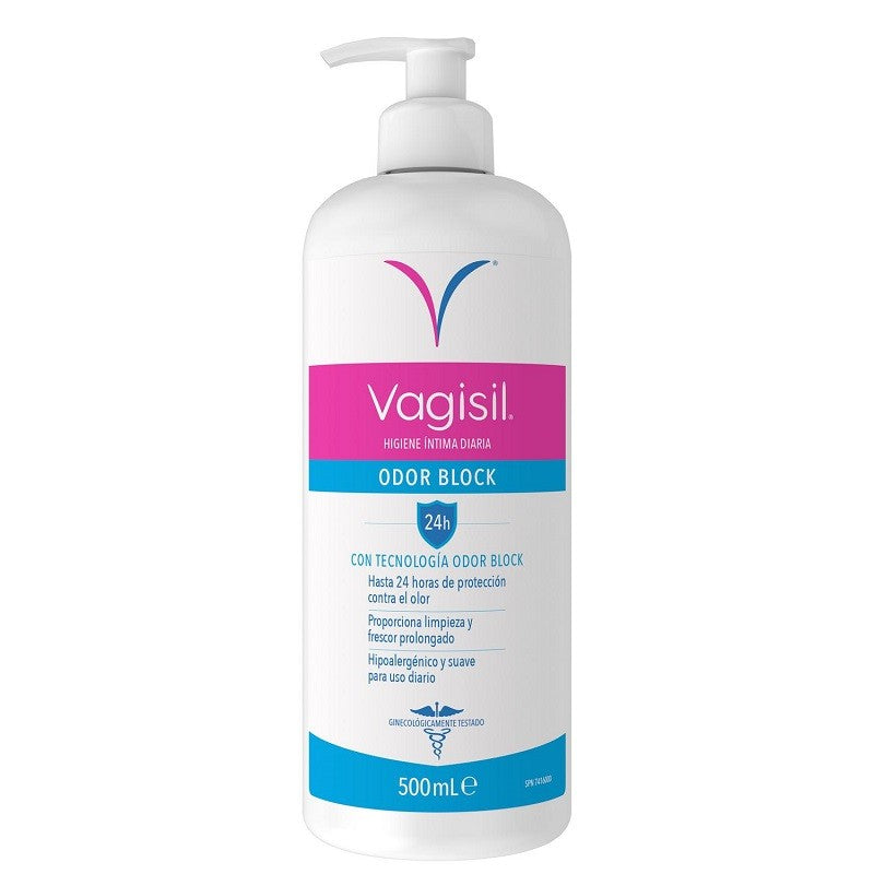 VAGISIL Gel Higiene Íntima Odor Block 500ml-1