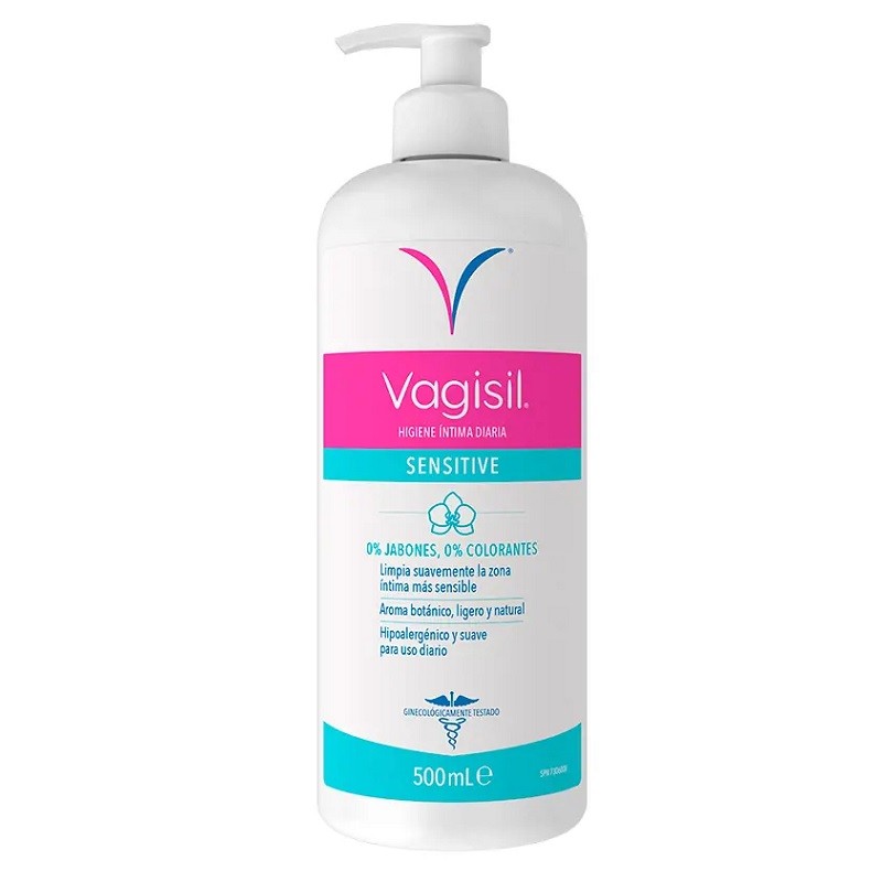 VAGISIL Higiene Íntima Diaria Sensitive 500ml-1