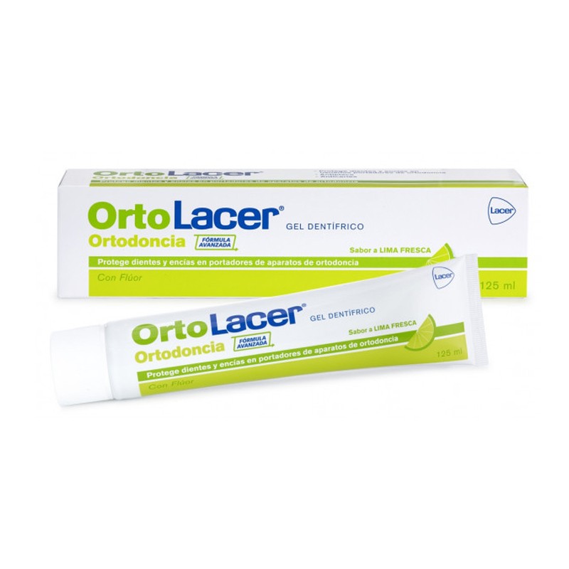 ORTOLACER Pasta de Dientes Sabor Lima 125ml-1