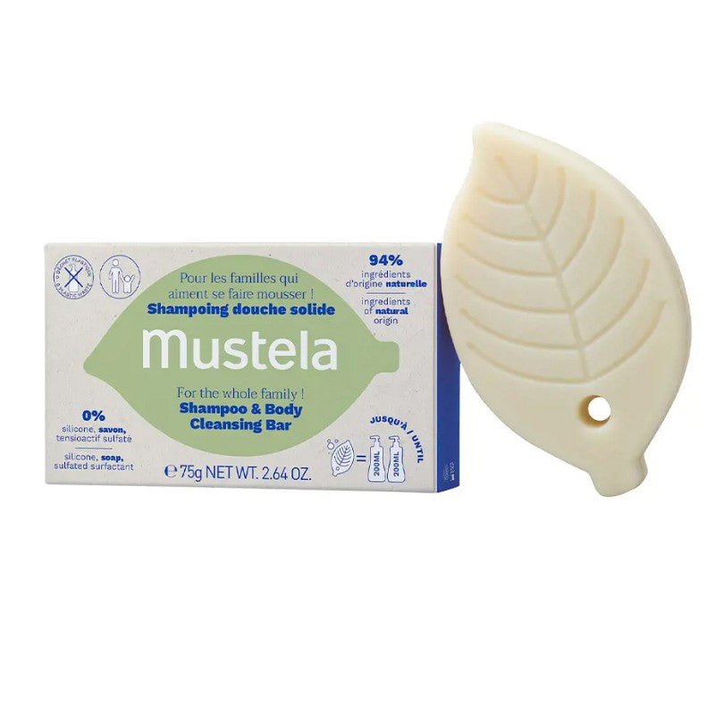 MUSTELA Champú Sólido Cabello y Cuerpo 75 g-1