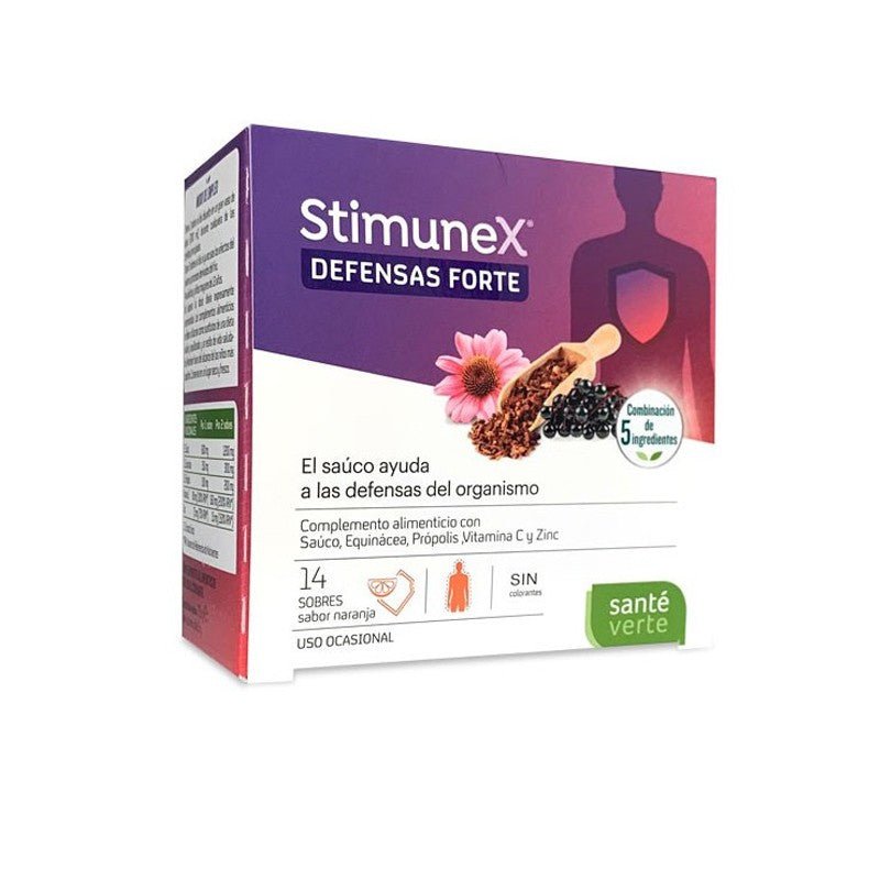 Stimunex Defensas Forte 14 sobres sabor naranja-1