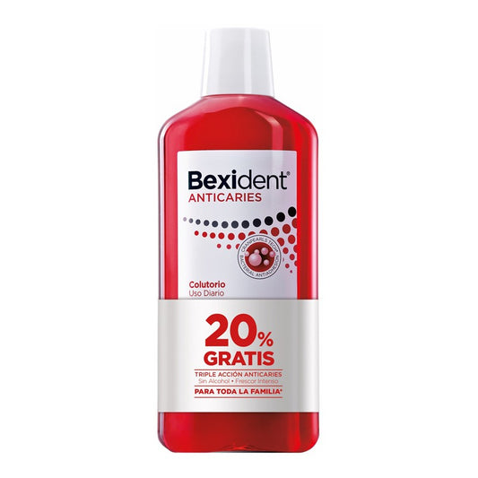 BEXIDENT Colutorio Anticaries 500ml + 20% gratis-1