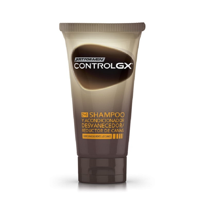 JUST FOR MEN Control GX 2 en 1 Champú y Acondicionador Reductor de Canas 118ml-2