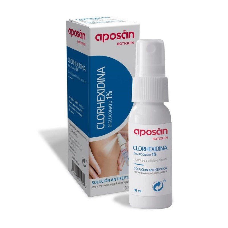 APOSAN Clorhexidina Digluconato 1% Solución Antiséptica 30ml-1