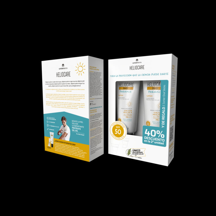 Heliocare 360º Pediatrics Lotion SPF50 (200ml) Duplo Oferta 2ºUnidad 40%
