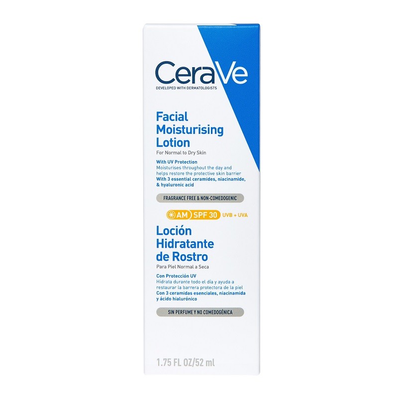 CERAVE Loción Hidratante de Rostro SPF30 52ml-2