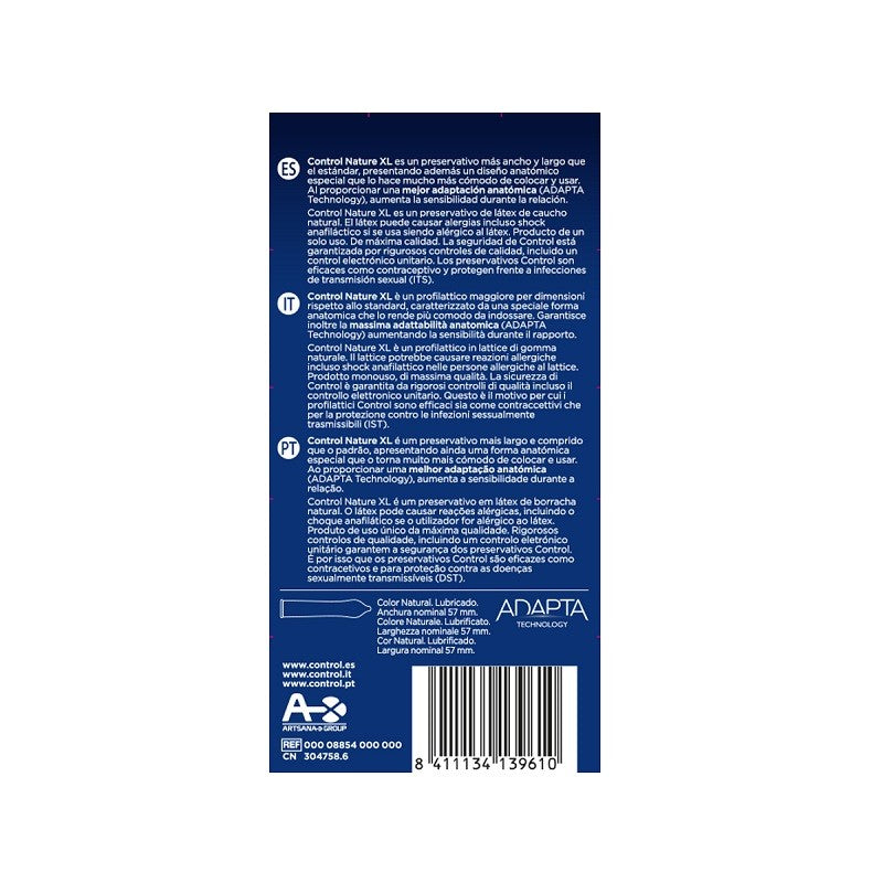 CONTROL Nature XL Preservativos 12 uds-5
