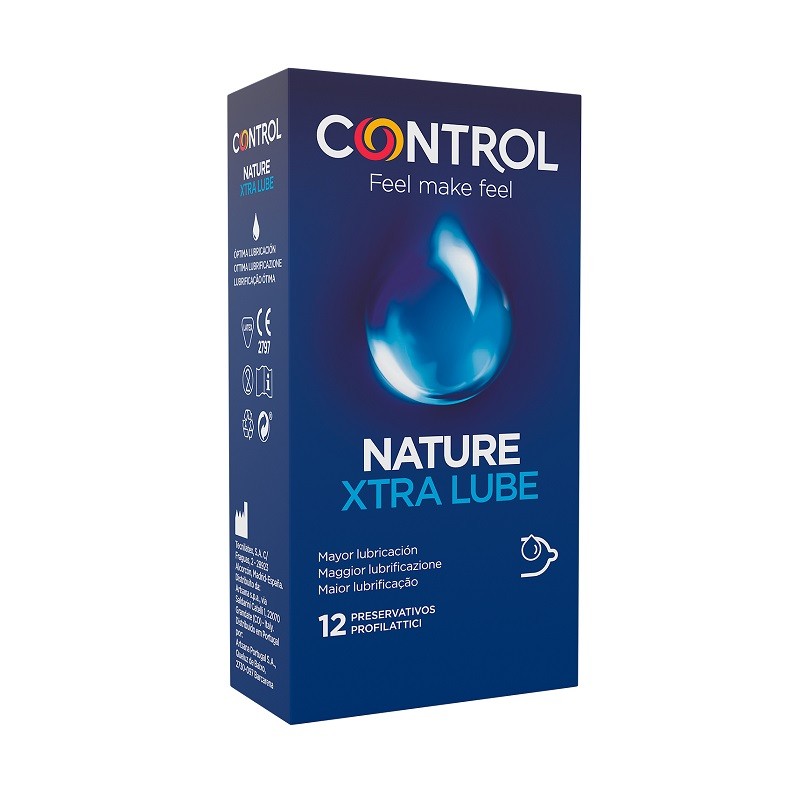 CONTROL Nature Xtra Lube Preservativos 12 uds-1