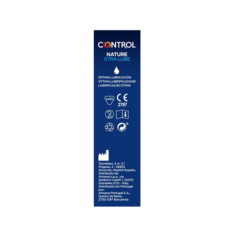 CONTROL Nature Xtra Lube Preservativos 12 uds-3