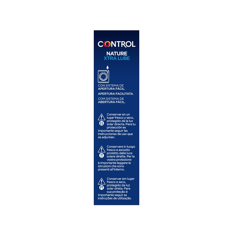 CONTROL Nature Xtra Lube Preservativos 12 uds-4