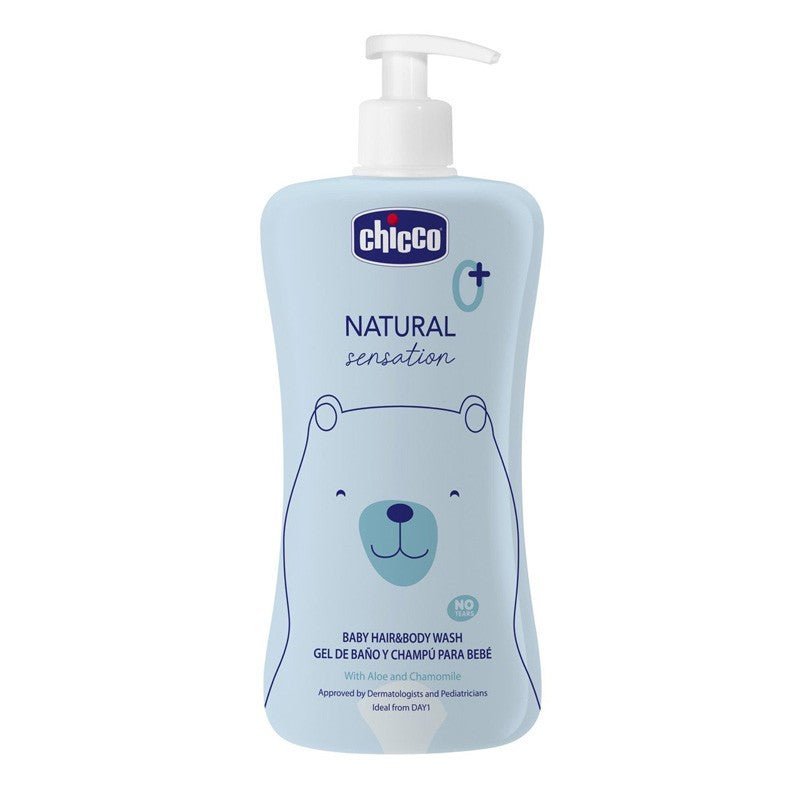 CHICCO Gel y Champú Natural Sensation 500 ml-1