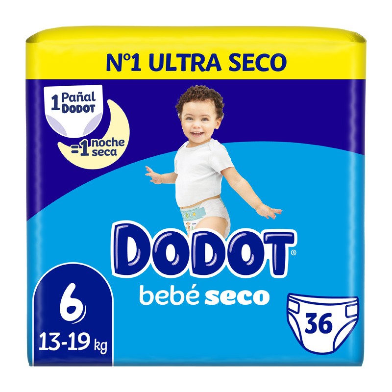 Dodot Bebé Seco Value Pack Talla 6 (36 uds)-1