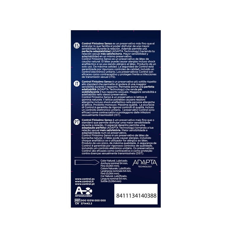 CONTROL Finissimo Senso Preservativos 12 uds-5