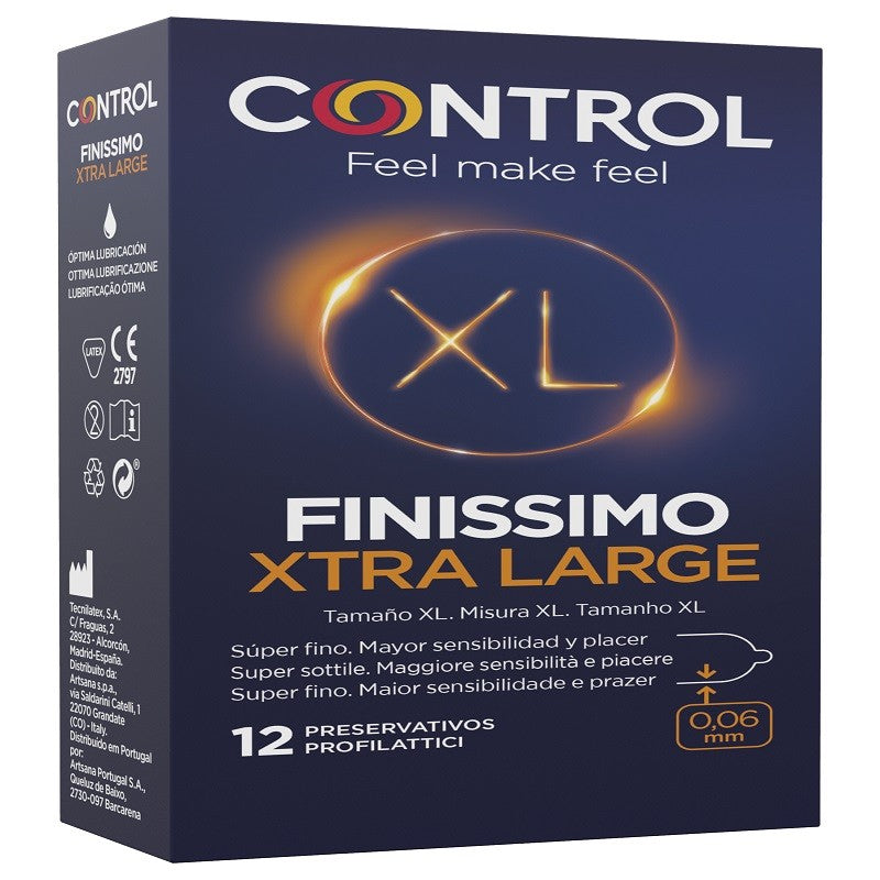 CONTROL Finissimo Xtra Large Preservativos 12 uds-1