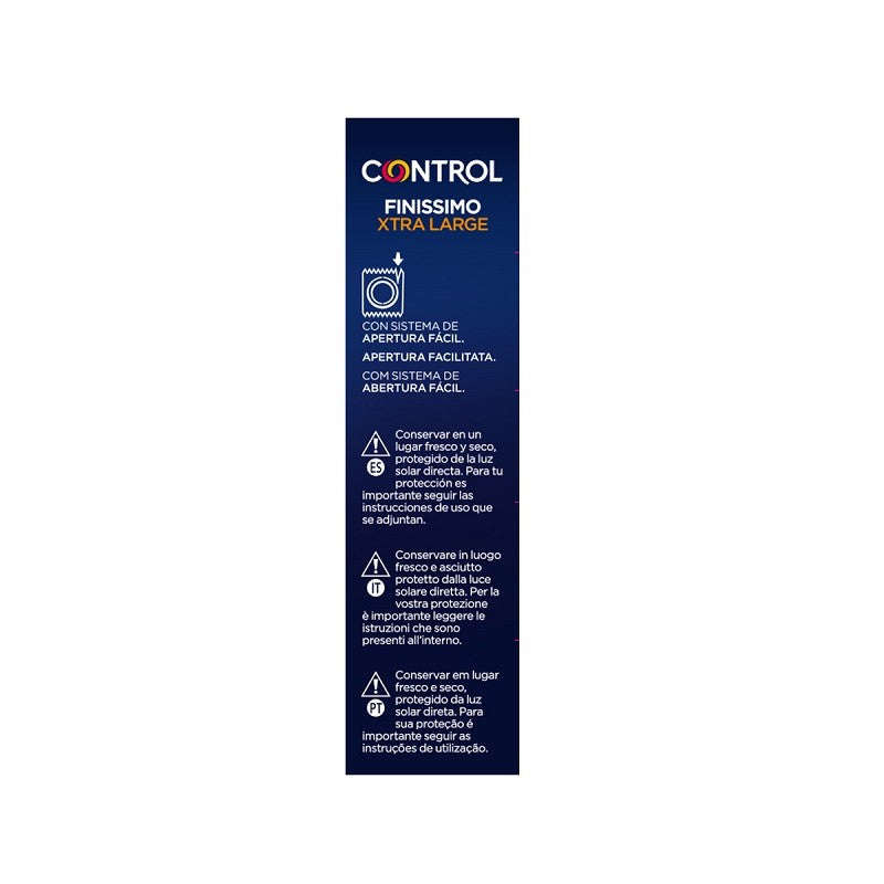 CONTROL Finissimo Xtra Large Preservativos 12 uds-4