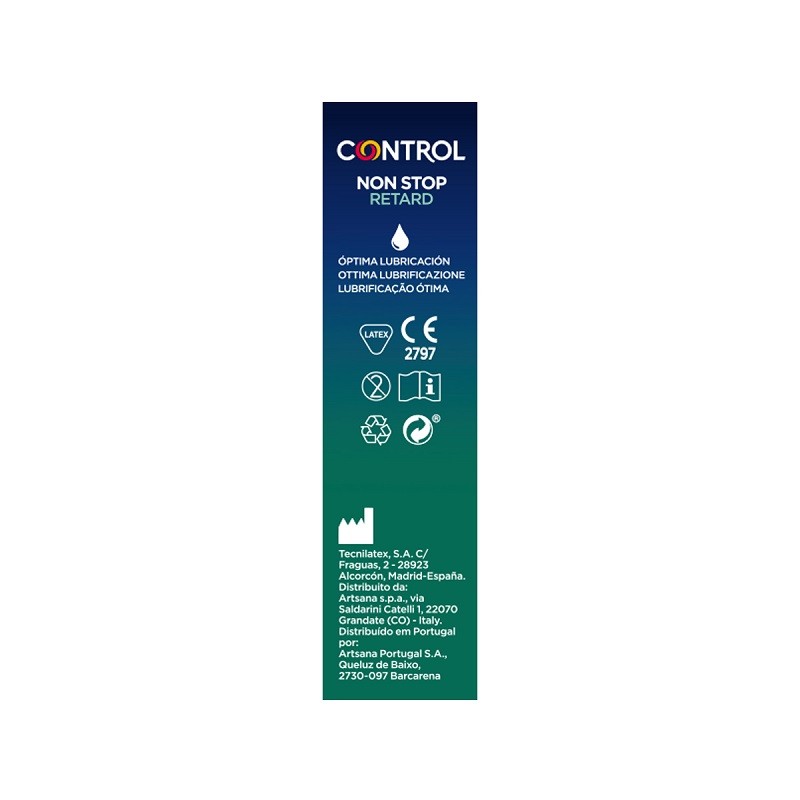 CONTROL Non Stop Retard Preservativos 12 uds-3