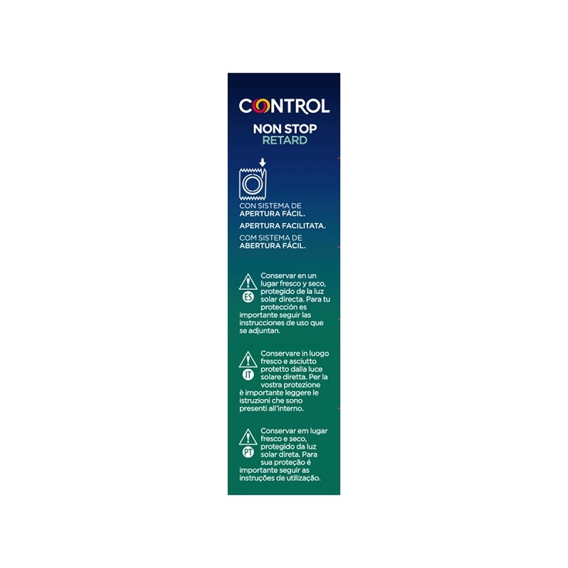 CONTROL Non Stop Retard Preservativos 12 uds-4