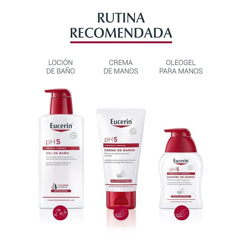 EUCERIN pH5 Crema-Gel Ultraligera Piel Seca y Sensible 350ml-8