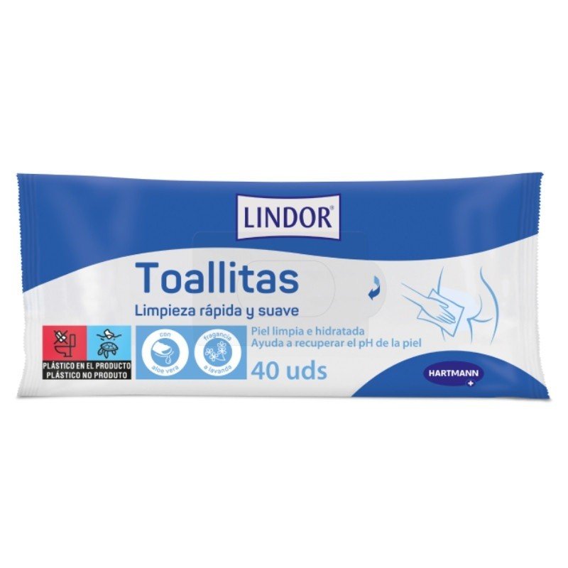 LINDOR Toallitas Húmedas 40uds-1