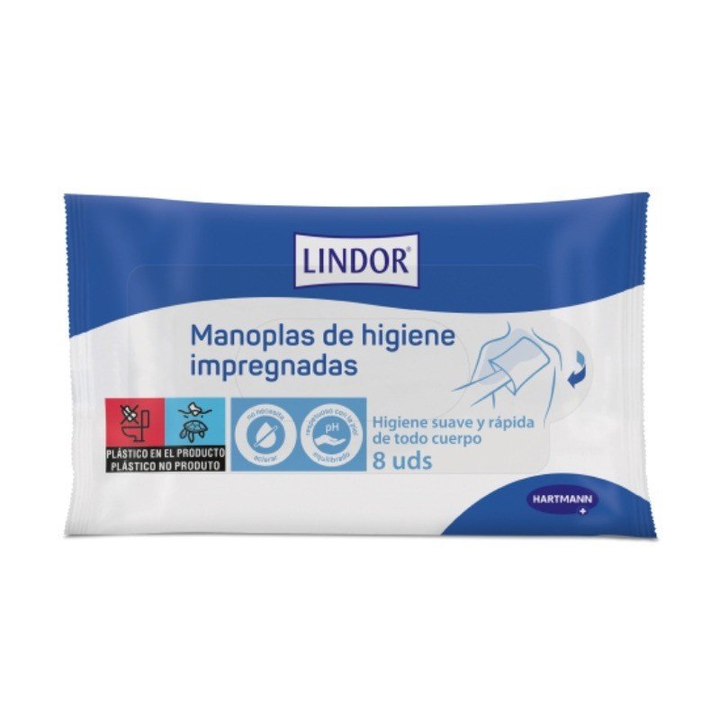 LINDOR Manoplas Higiénicas 8uds-1