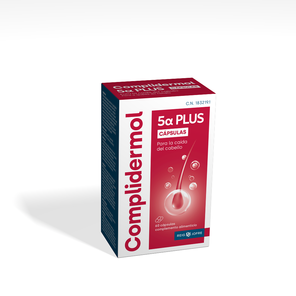 COMPLIDERMOL 5 Alfa Plus Anticaída 60 Cápsulas