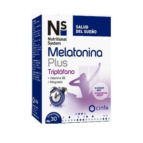 Ns Melatonina Plus Triptófano Complemento Alimenticio 30 comprimidos-2