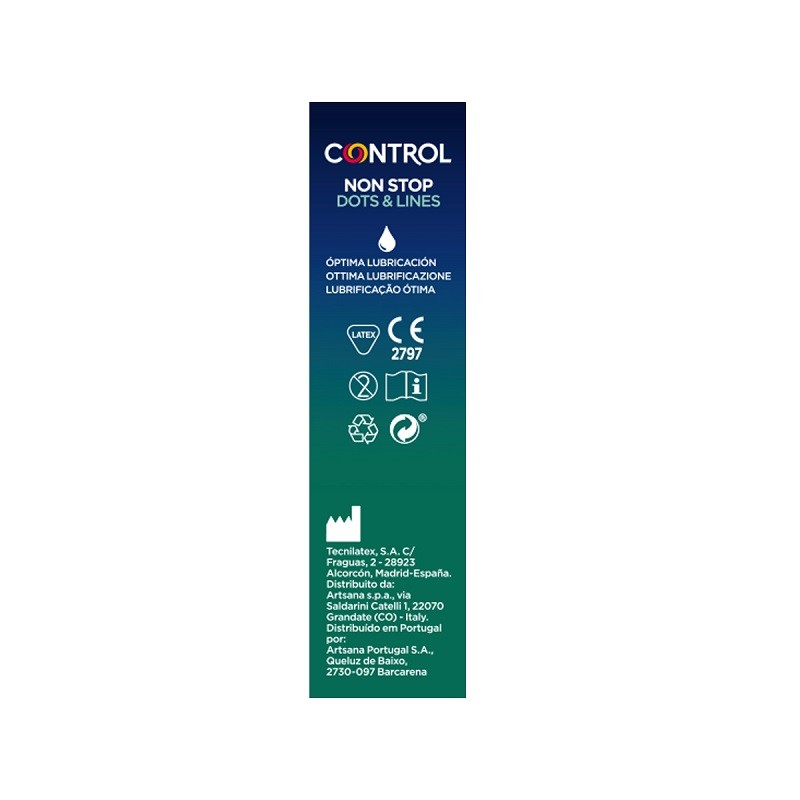 CONTROL Non Stop Dots & Lines Preservativos 12 uds-3