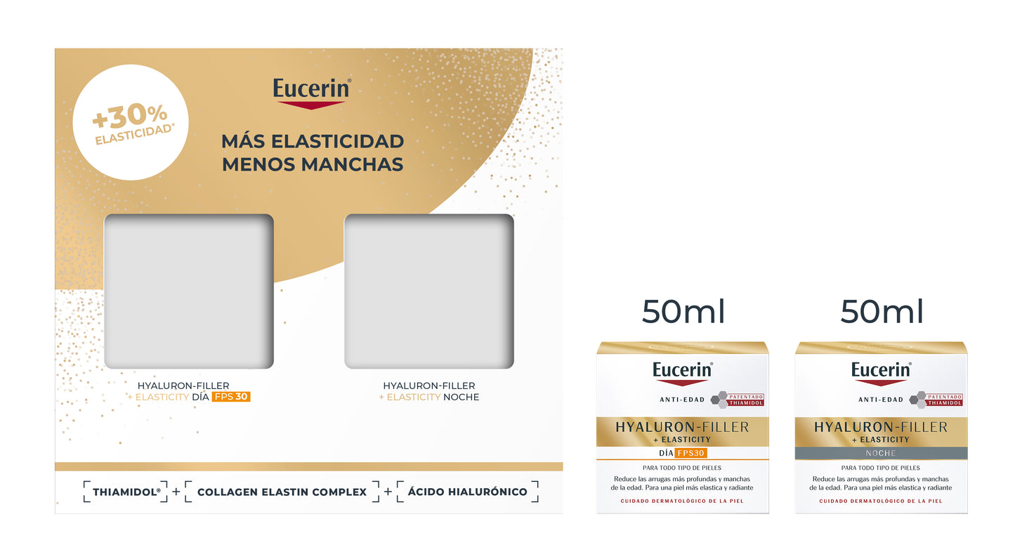 Eucerin Pack Elasticity Crema Día SPF30 50ml + Noche 50ml