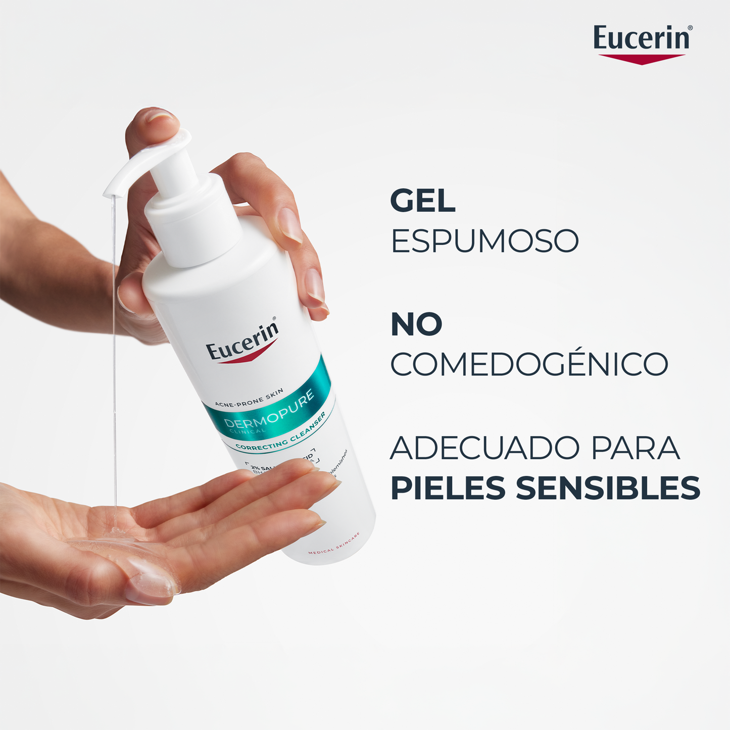 Eucerin DermoPure Clinical Gel Limpiador Corrector 400 ml